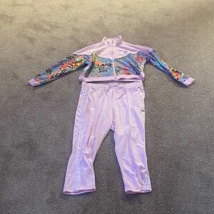 Nike Kids Swim Coverup - Lavender and Multicolor